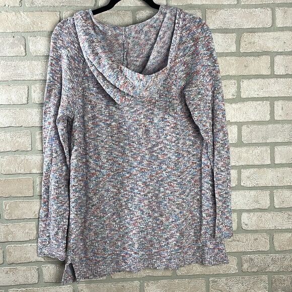 J. Jill hooded long line sweater size small - Picture 6 of 8
